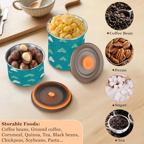 Bote hermético para café ATTX 900 ml acero inoxidable miniatura 5
