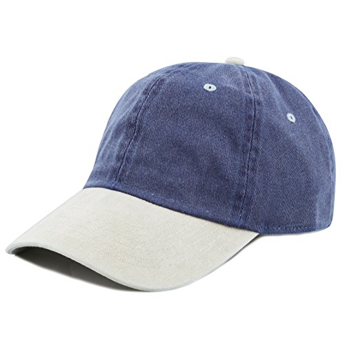 Image of The Hat Depot 100% Cotton Pigment Dyed Low Profile Dad Hat Six Panel Cap