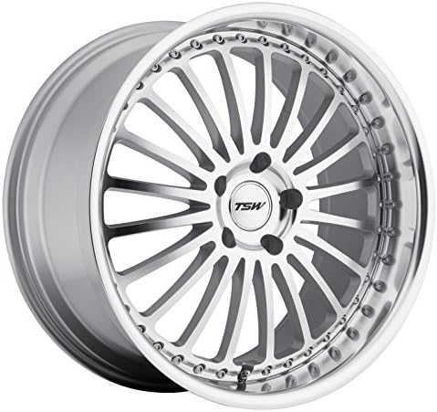 TSW Silverstone Silver Wheel with Machined Lip (19x8"/5x114.3mm)
