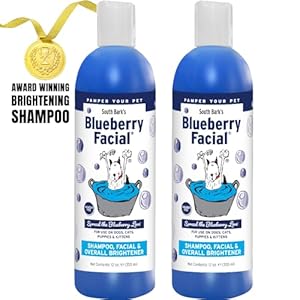 South-Barks-Blueberry-Facial-Pet-Shampoo-12-oz-for-Dogs-Cats-PACK-of-12-Brightener-Tear-Stain-Remover-Lasting-Odor-Eliminator-Paraben-Free-Biodegradable-Non-Toxic-Made-in-USA - Cucciolini Doodles   South-Barks-Blueberry-Facial-Pet-Shampoo-12-oz-for-Dogs-Cats-PACK-of-12-Brightener-Tear-Stain-Remover-Lasting-Odor-Eliminator-Paraben-Free-Biodegradable-Non-Toxic-Made-in-USA