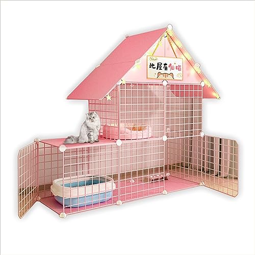 Grand parc pour chat idéal au salon pour lapins et furets