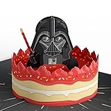 Lovepop Star Wars™ Darth Vader™ Birthday Cake Pop-Up Card, Funny Birthday Card for Men, Dad Card, Darth Vader Birthday Card, 40th Birthday Card 5 X 7