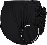 Vista 2 de Century Star Fundas de pañales con volantes para bebés y niñas, de algodón, para bebés, niñas, ropa