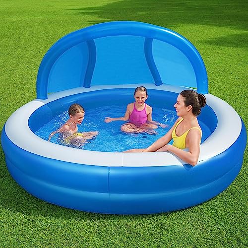 Piscina Inflavel Summer Days 850l 2,41m x 2,41m x 1,40m c/guarda-sol Bestway
