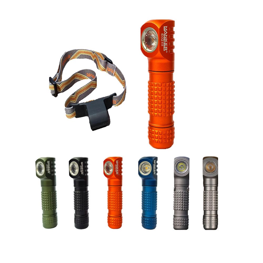 Manker E02 III Lampe De Poche EDC Avec Clip Magnétique Réversible