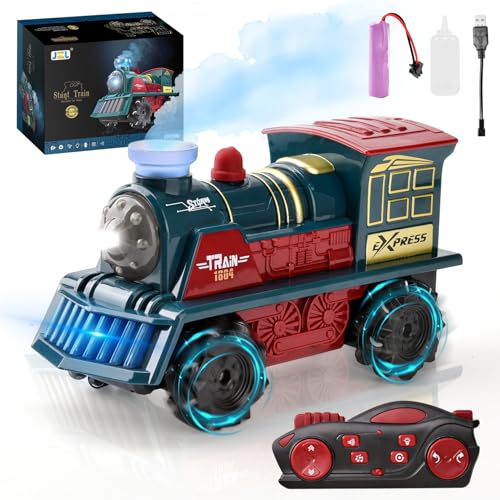 LTFIOON Macchina Telecomandata, 2.4GHZ 4WD Treno Elettrico per Bambini, Rotazione a 360°Auto Radiocomandata, Giochi Bambini 3 4 5 Anni Regalo Compleanno Natale Bambino Bimbi 3 4 5 6 7 8 9 Anni
