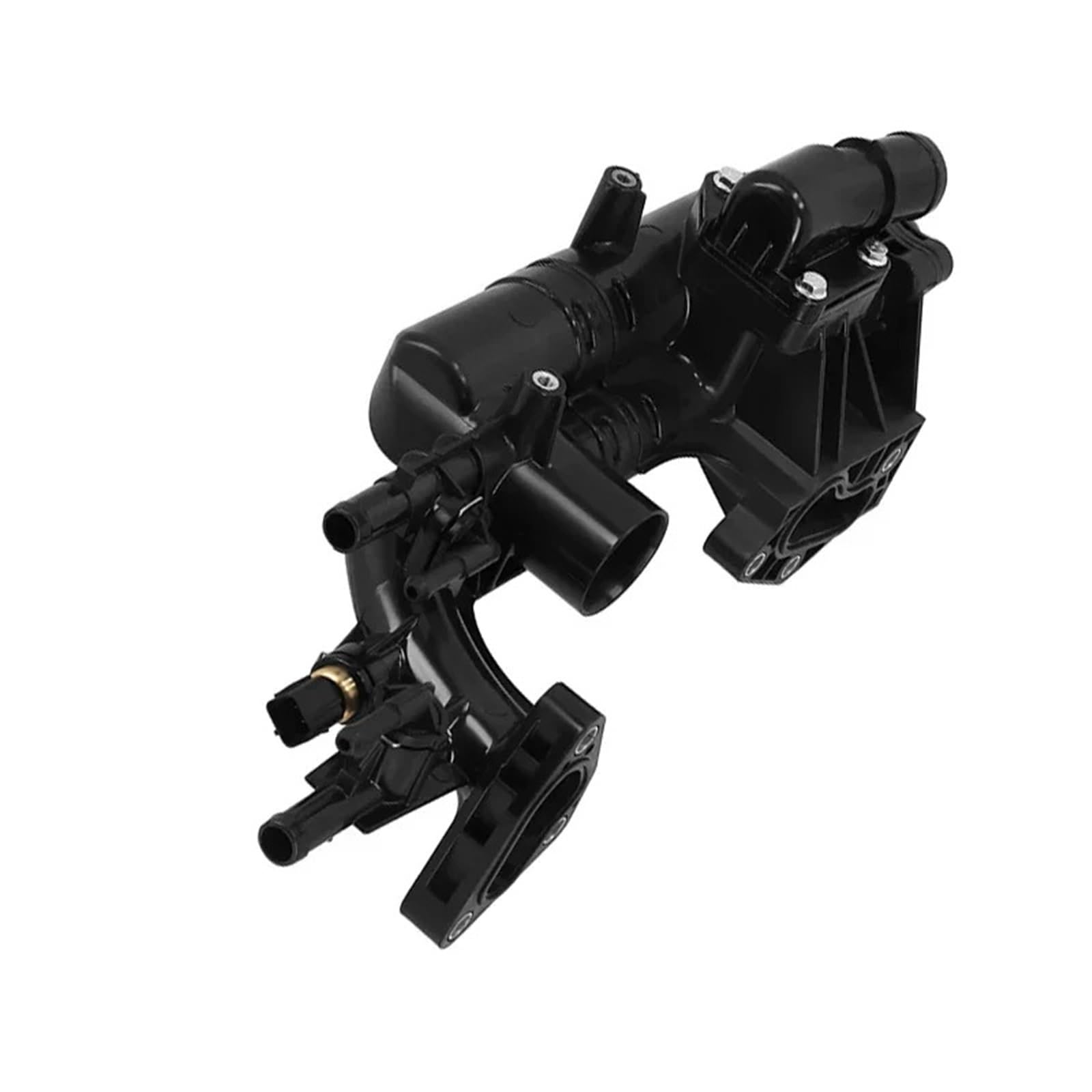 Combined Thermostat & Cut-Out 256003CAE0 25600-3CAE0 Engine Radiator Thermostat Housing Fit For Hyundai Santa Fe Azera 12-19 Fit For Kia Cadenza Sorento Sedona 3.3L