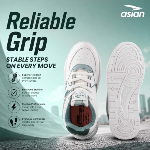 Image of ASIAN Sonic-01 Kids Sneakers | Casual Sneakers with Cushioned Sole, Durable Synthetic Upper & Comfort for Boys & Girls