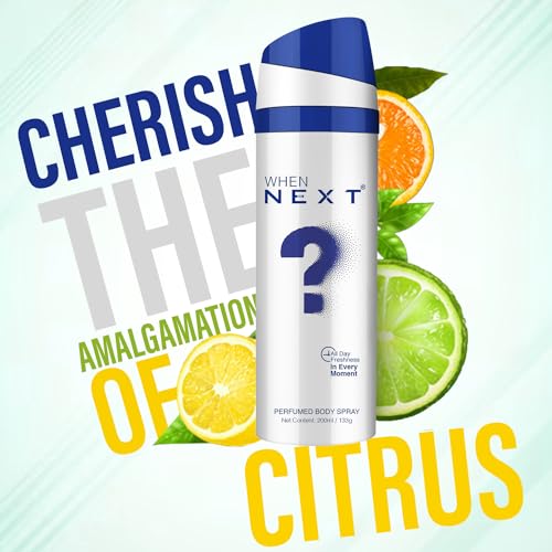 Image of Next Care When Perfumed Body Spray for Men & Women | Long Lasting Freshness Body Spray | Daily Use Deodorant Spray | Unisex Fragrance | 200ml Each (Pack of 2)