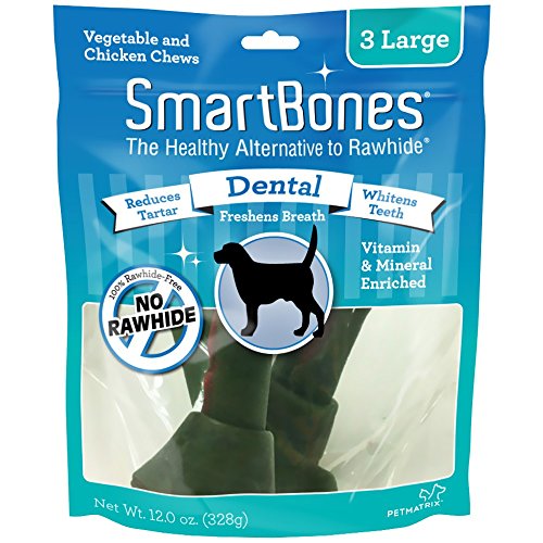 Smartbones Dental Dog Chew, Large, 3 Pieces/Pack