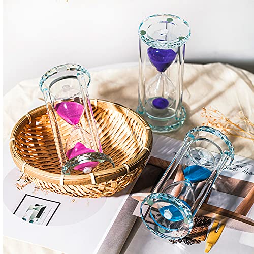 30 Minute Hourglass Timer With Purple Sand And Gift Box #TOP2