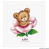 Inklusive Aida aus 100% Baumwolle 5,4 Stiche/cm, Garn aus 100% Baumwolle sowie Nadel und Anleitung.