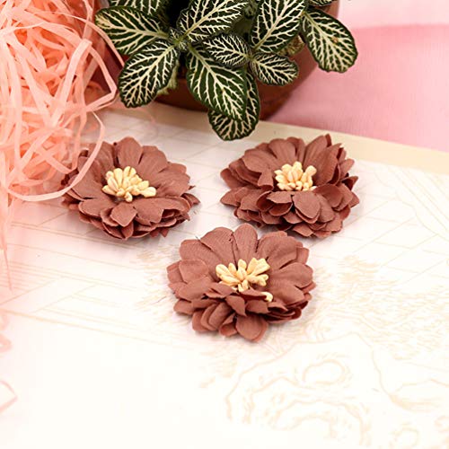Ornamentos florales simulados para ropa 20 piezas miniatura 7
