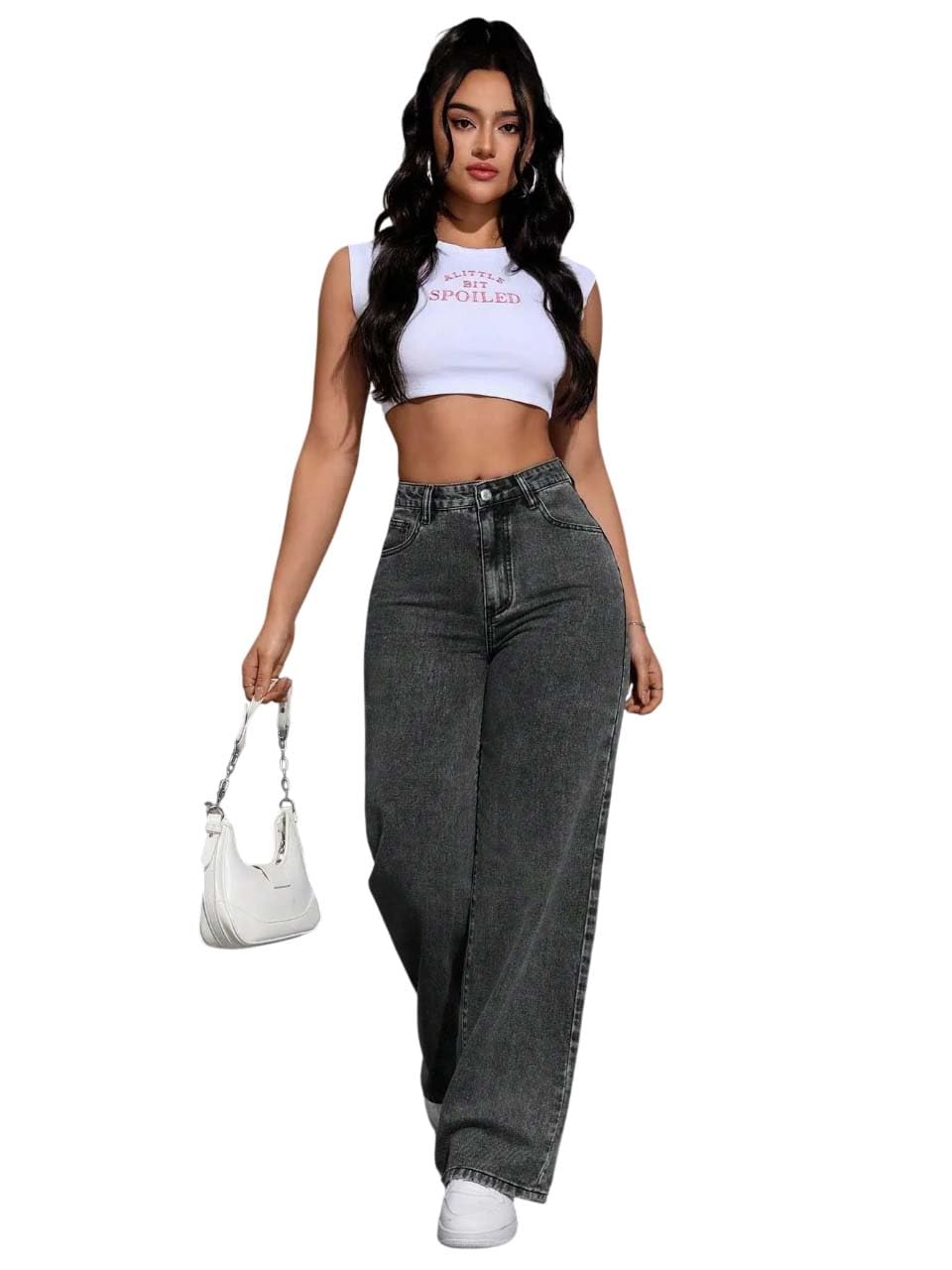 kotty Women's Straight Fit High-Rise Stretchable Jeans-picture-34