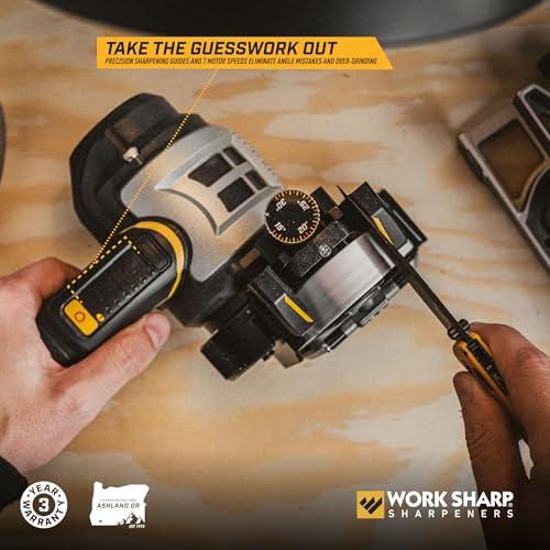 Work Sharp Ken Onion Knife Sharpener Tool - Adjustable Knife Sharpening System - For Knives, Scissors, Serrated Blades, & Tools - Image 3