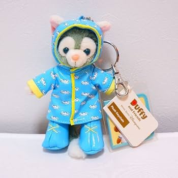 Amazon.co.jp: 香港ランド ジェラトーニ レインコート ぬいぐるみ キー