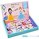 Aolso Magnetisch Anziehpuppen, Princess Magnetisches Ankleidespielset, Künstler zum Ankleiden, Verkleide Dich als Prinzessin Magnetisches Puzzlespielzeug, Prinzessin-Anziehspiel, Magnetspiel