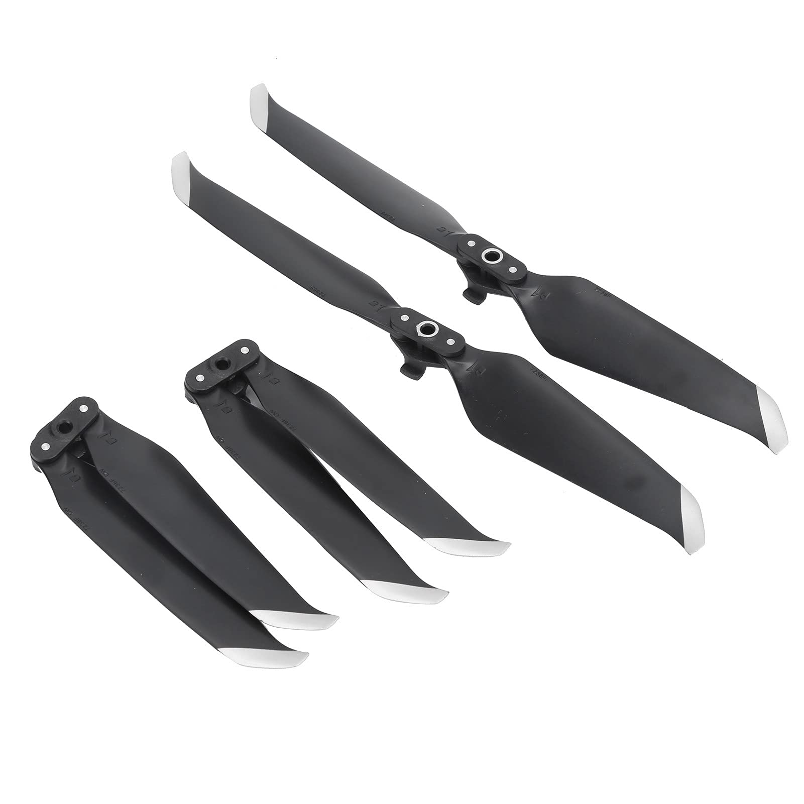 RC Propeller, Noise Is Lower Lower Power Consumption Higher Aerodynamic Efficiency RC Quick‑Release Blade Strong Power Durable for Air 2S for Mavic Air 2(Silver)