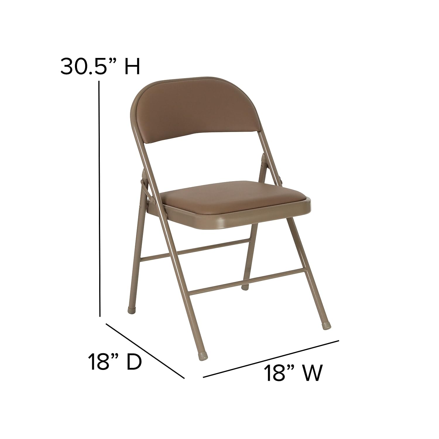 Amazon.co.jp: Flash Furniture メタル折りたたみチェア ビニール
