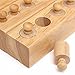 GEDIAO Montessori Toys Wooden Cylinder Socket Building Blocks Set Educational Toy for Baby Kids