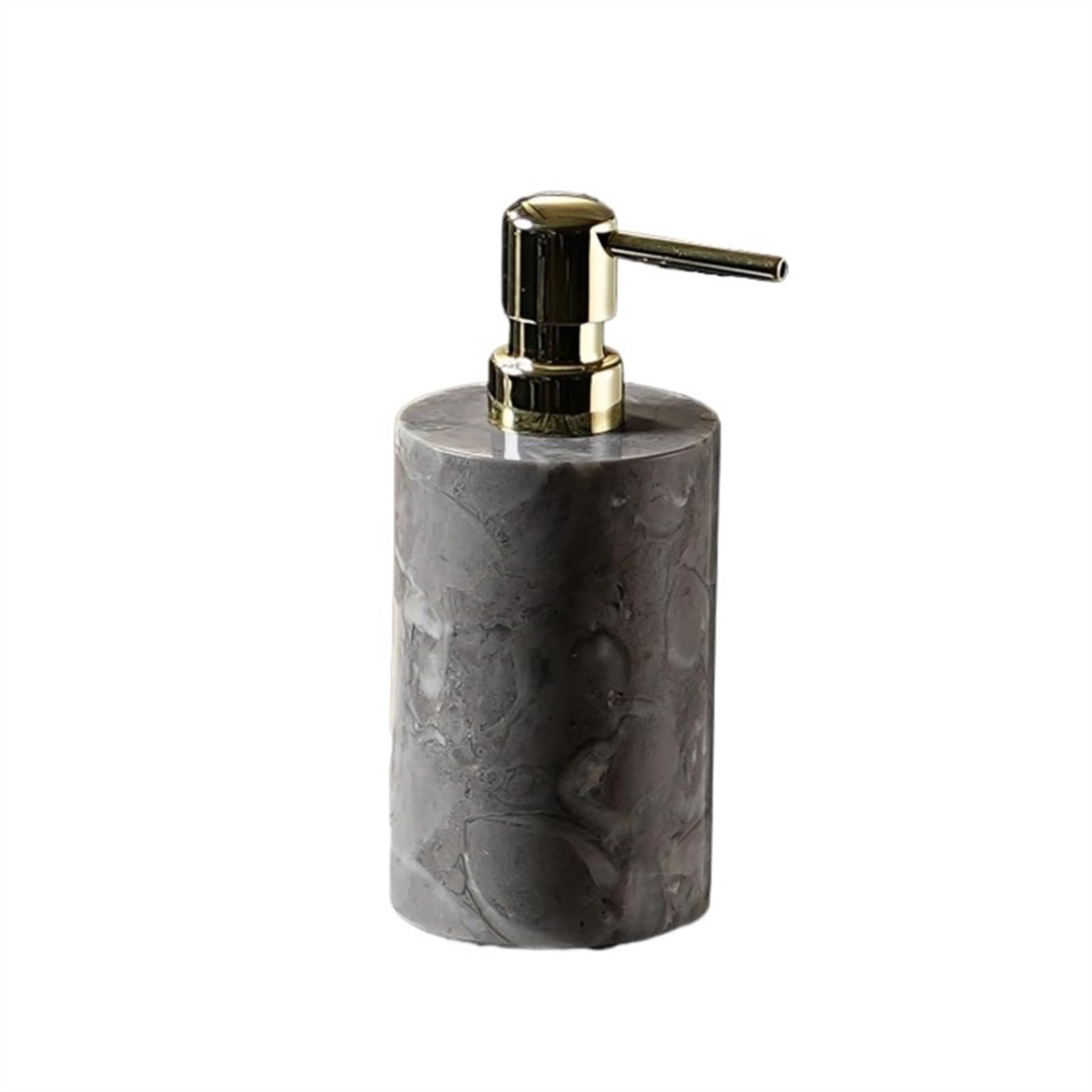 Dispenser di sapone, oro ceramico pompa bottiglia Distributori di sapone ricaricabili in marmo da 8,4 oz/250 ml con pompa Distributori di sapone liquido ricaricabili Distributore di sapone liquido, lo