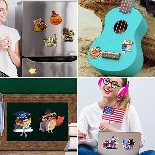 30 imanes decorativos de festividades para refrigerador miniatura 6