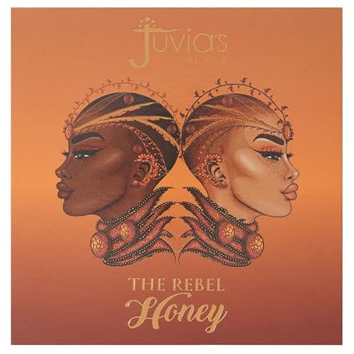 Juvia's Place Rebel Quad Honey Eyeshadow Palette - Professional Eye Makeup, Pigmented Eyeshadow Palette, Makeup Palette For Eye Color & Shine, Pressed Eyeshadow Cosmetics, Shades Of 4 #TOP1