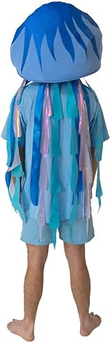 Miniatura 3 de Disfraz de medusa azul bajo el mar para adultos (talla única)