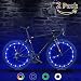 TIPEYE LED Bike Wheel Lights IP65 Waterproof with Batteries Included Easy to Install Bike Spoke Decorations Visible From All Angles for Ultimate Safety and Kids