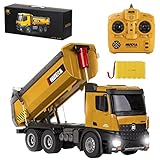 CELMAN® RC Dump Truck LKW (Huina 1573), RTR (Ready to Run) 10 Kanal Ferngesteuert Kipplader mit voller Funktion, Hobby Spielzeug ab 14 Jahren, Maßstab 1:14, 2,4Ghz Technologie