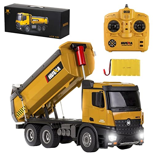 CELMAN® RC Dump Truck LKW (Huina 1573), RTR (Ready to Run) 10 Kanal...