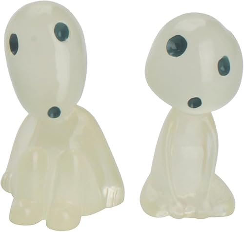 Miniatura 5 de Figuras de elfos de árbol que brillan en la oscuridad, árbol luminoso, fantasma, espíritu, hada, decoración de jardín, estatua para micro paisaje,