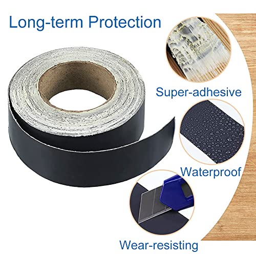 Image of EGEN 4 inch x 50' Deck Joist Tape Butyl Flashing Tape, Joist Tape for Decking for Deck Joist and Beams Protection (3 Rolls)