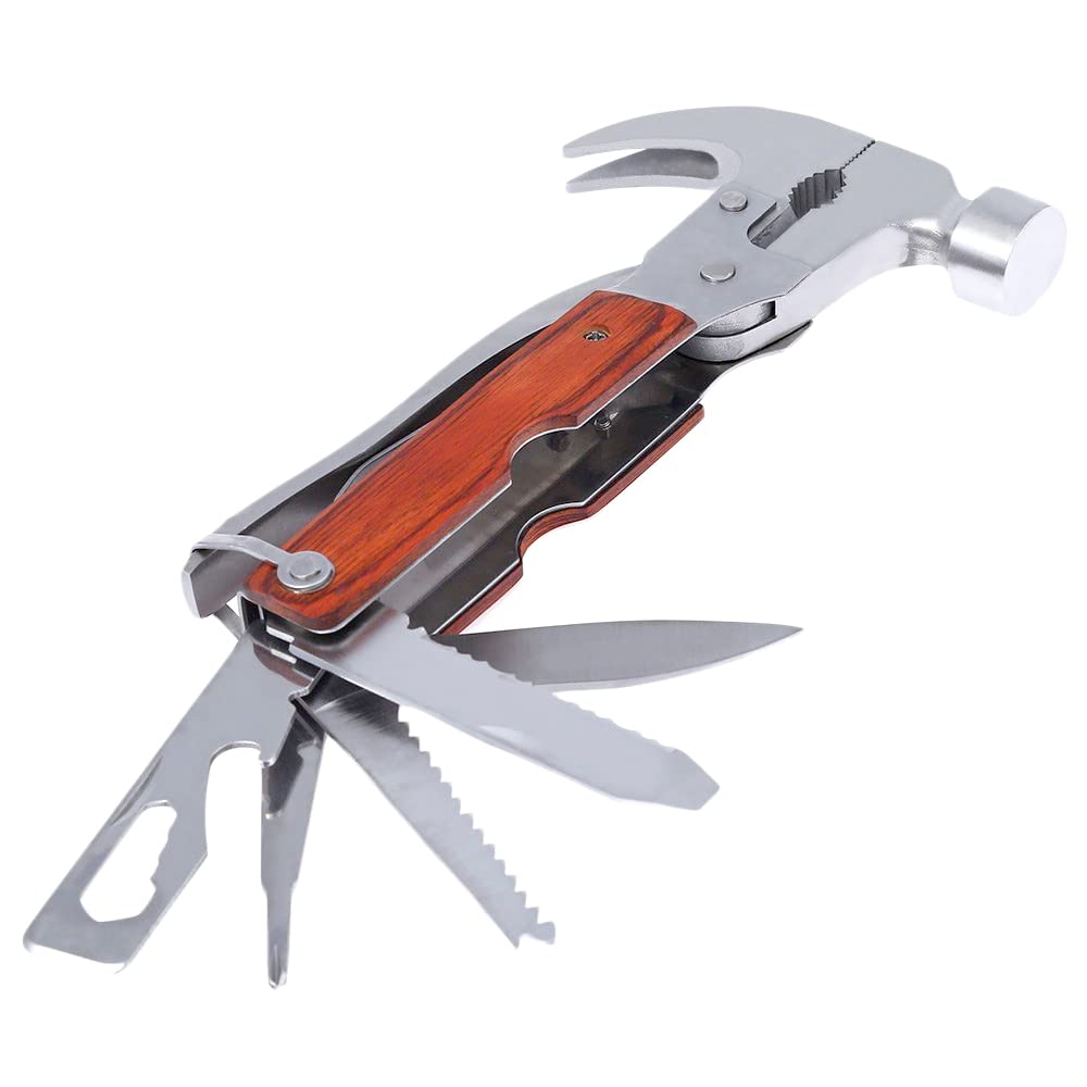 10 in 1 Stainless Steel Multi-Functional Pocket Hand Tool Set with Travel Pouch