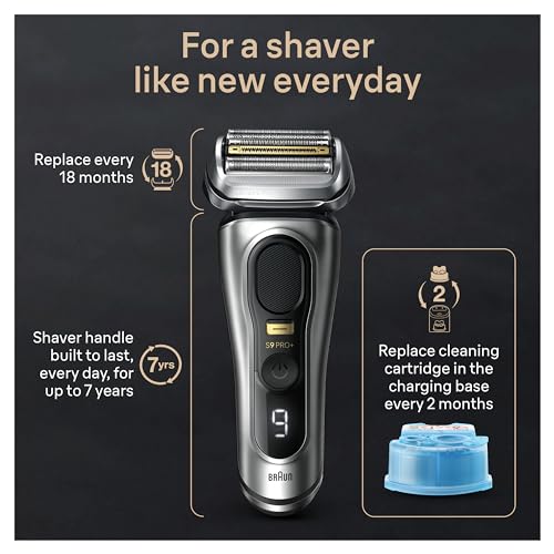 脱毛・除毛 BRAUN Series 9 Sport+ 9310s Braun Series 9 Sport+ Electric Shaving Razor with Clean and