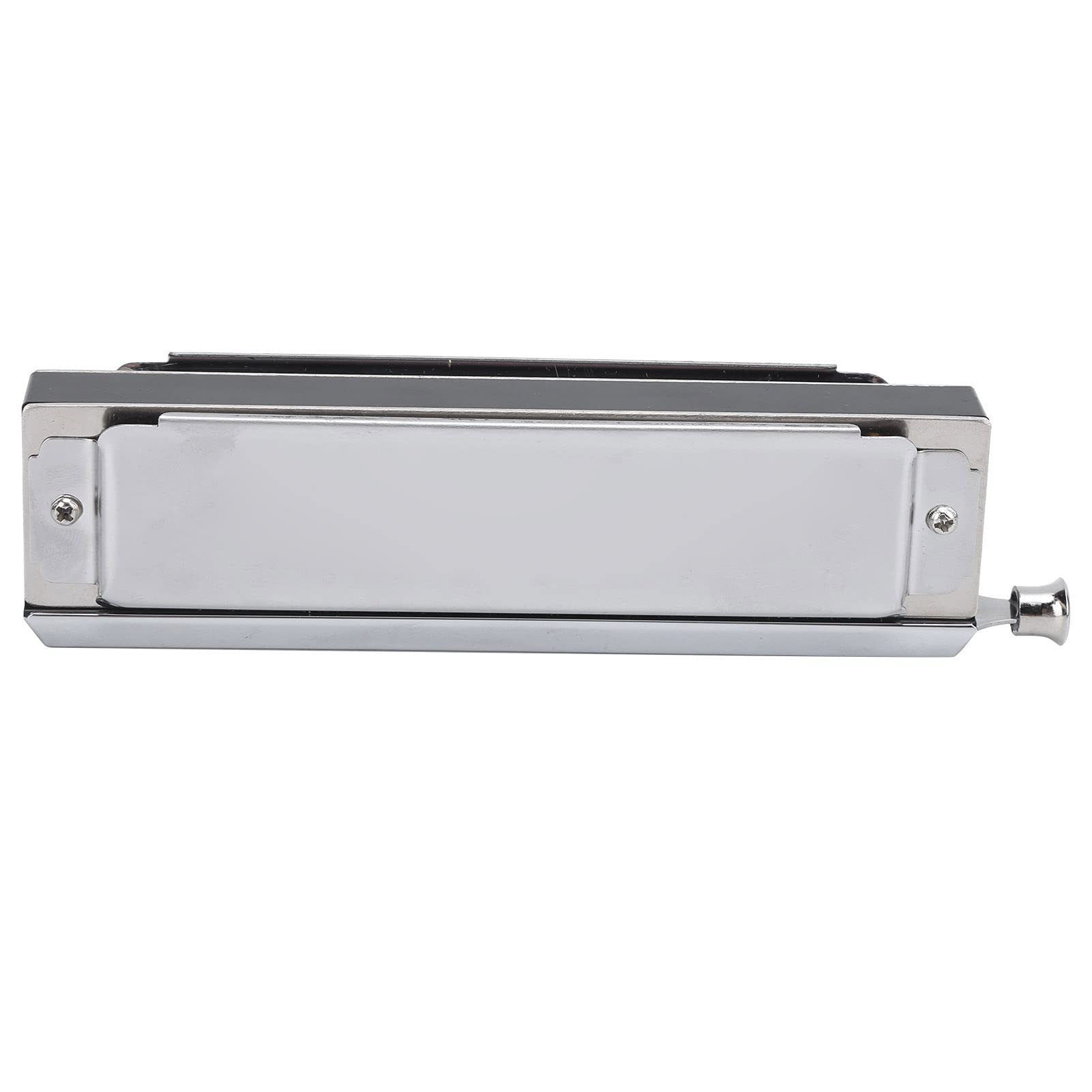 Yctze Harmonica Chromatique 10 Trous Harmonica Chromatique 10 Trous 40 Bouche de Jeu Polyphonique 2 Faces Argent 40 Instruments de Musique