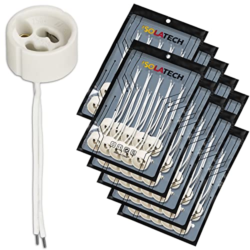 Douille céramique GU10 support lampe LED et connecteur plafonnier encastrable