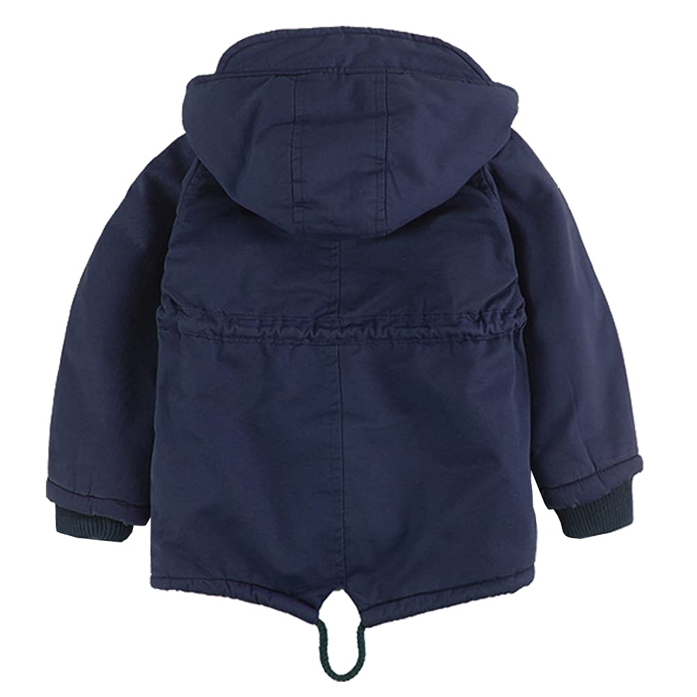 Manteau Enfant Fille Veste d'Hiver Garçon Parka Doublure Polaire Epais Chaud Blouson à Capuche