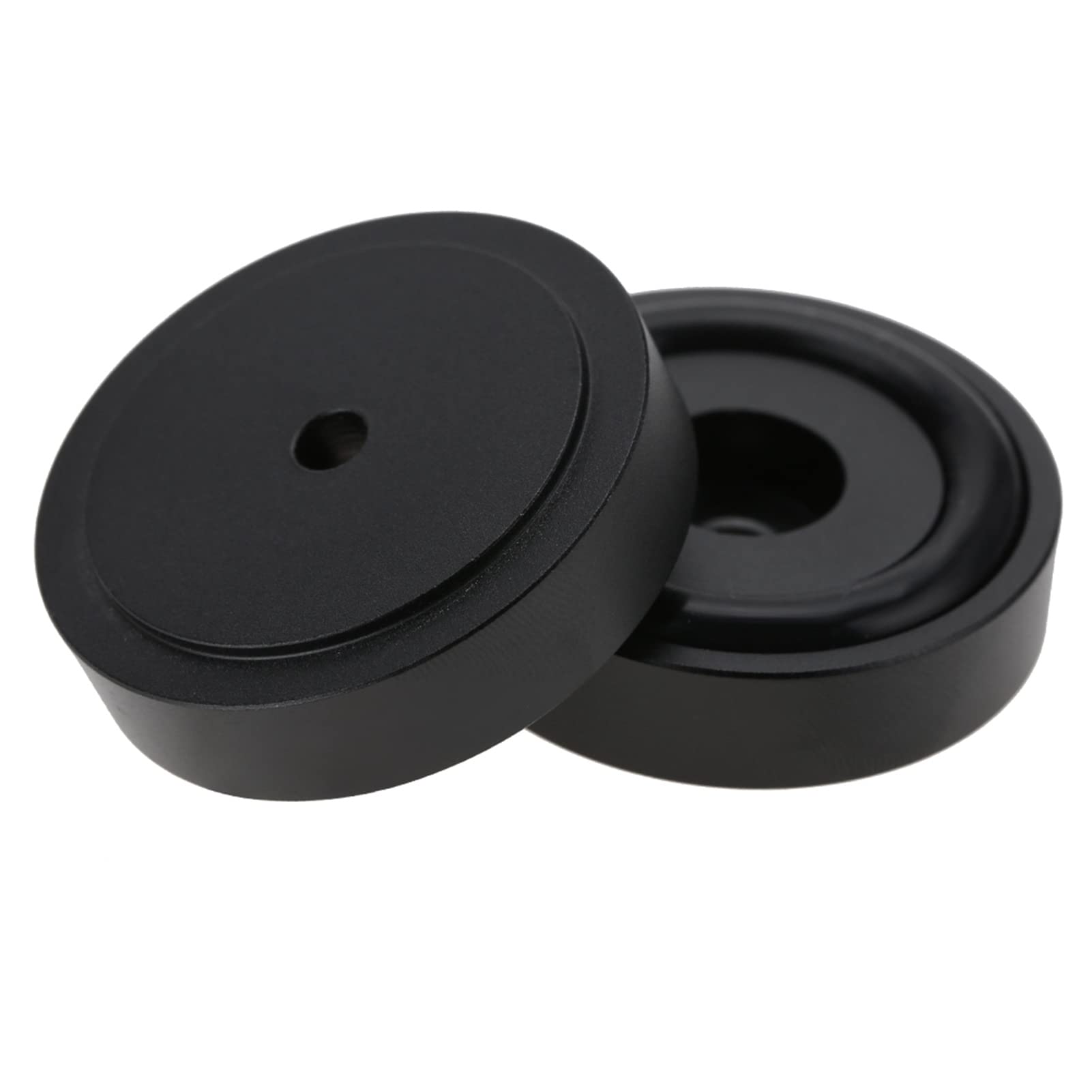 Amplificatore Piedini in Alluminio Anodizzato 4Pcs 40x10mm Nero