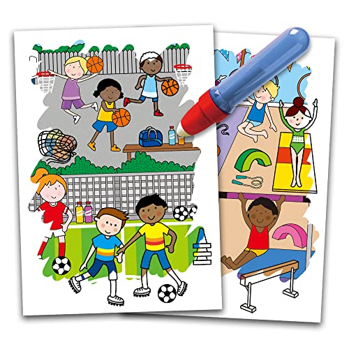 Galt, Water Magic, Sports, Colouring Books for Children Ages 3 years Plus, Multi-color - Image 2