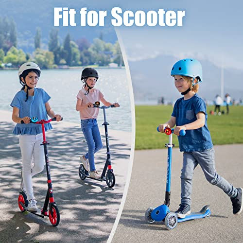 Akkya Bike Bicycle Bell Horn For Kids Cute Cartoon Princess Cycling Handlebars Knee Scooter Accessories For Girls Boys Electric Mountain Bike Ring Bell Biking Bicicle Accessories Loud (Blue) #TOP4