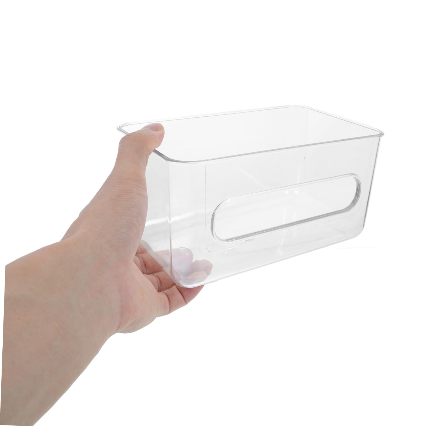 BESTYASH Distributeur de jetable mural avec couvercle - Boîte distributrice transparente pour masques et pour laboratoire et salle de bain - Solution de rangement pratique pour