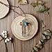 Hicarer 3 Pieces Tree Life Pendant Tree Life Quartz Crystal Pendant Necklace Chakra Gemstone Copper Wire Wrap Necklace