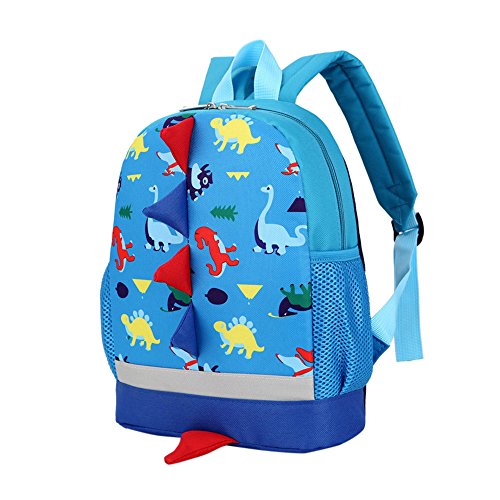 3D Dinosaurio Mochila Infantil Niño Mochilas Escolares Juveniles Patrón Animales Guardería