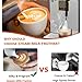 KJLYLPP 1450W Automatic Milk Frother, Commercial Stainless Steel Coffee Frothing Machine with Memory Function, 40C-90C/104 F-194F