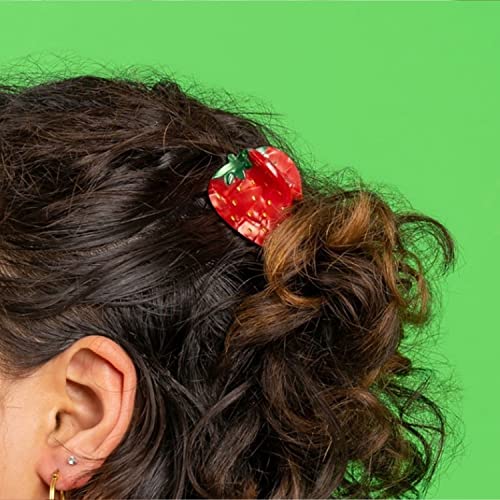 Omg Decor Strawberry Claw Clips,Cellulose Acetate Hair Clips,Small Claw Clips For Women thumb #3