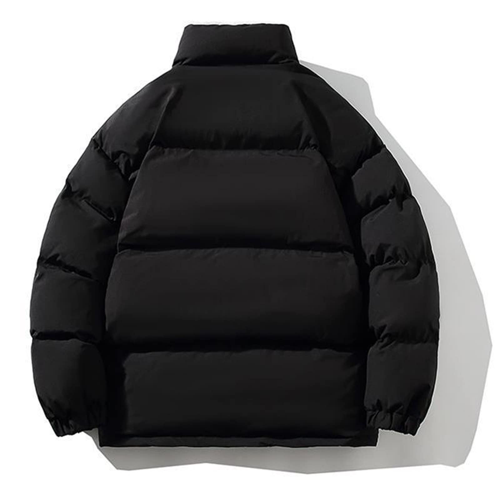 Generico Giacca Donna Imbottita Collo Alto con Zip Tasche Morbida Calda Comoda Loose Maniche Lunghe per Autunno Inverno Casual Giacca Donna Invernale