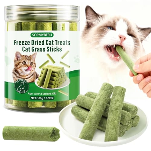 SOPMYBFRU Cat Grass Teething Stick