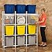 Bin Warehouse Storage Systems 12 Compact Shelving system for storing plastic bins, totes and tubs.
