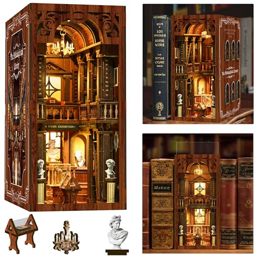 Coin de livre ISSEVE puzzle 3D en bois pour décorer votre étagère